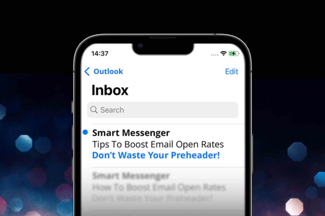 Email Preheader Best Practice Tips PC Screen