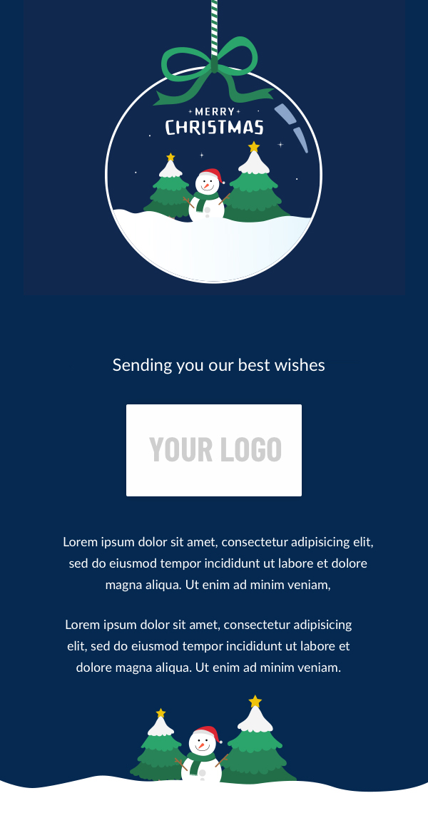 Christmas Snowman Bauble