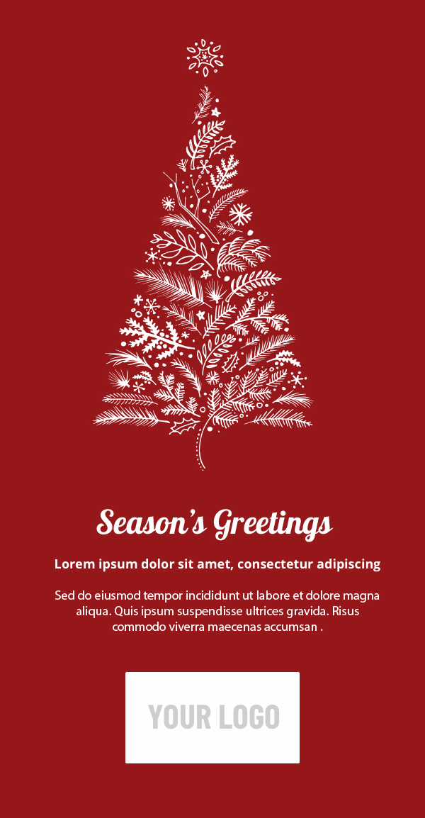 Festive White Fir Tree